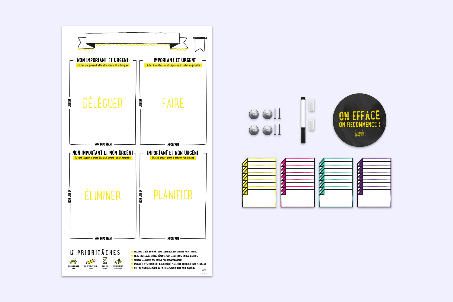 Pack outil collaboratif et accessoires