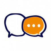 Deux bulles d'une conversation