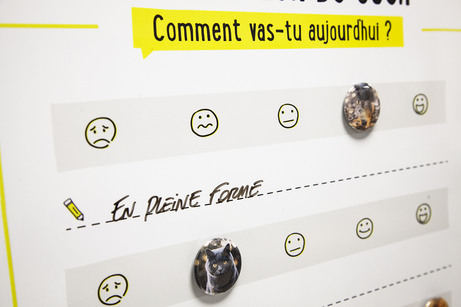 Outil collaboratif présentant l'humeur des individus