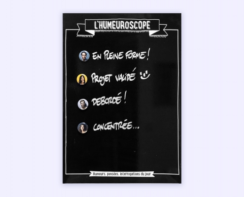 Outil collaboratif présentant l'humeur des individus