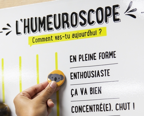 Outil collaboratif présentant l'humeur des individus