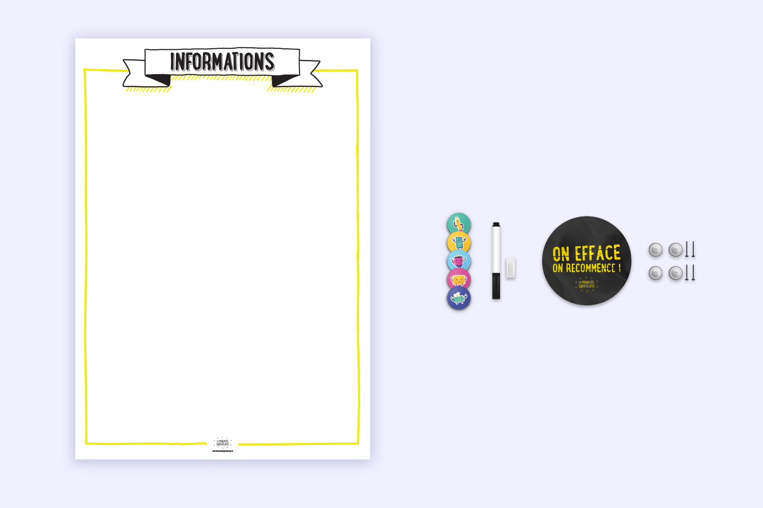 Tablabla avec accessoires inclus