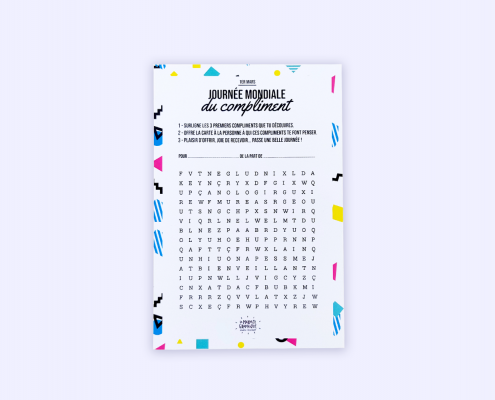 Grille de compliments mêlés